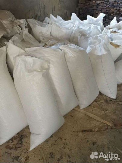 Опилки от пилорамы в мешках