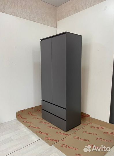 Шкаф матовый графит (аналог IKEA мальм)