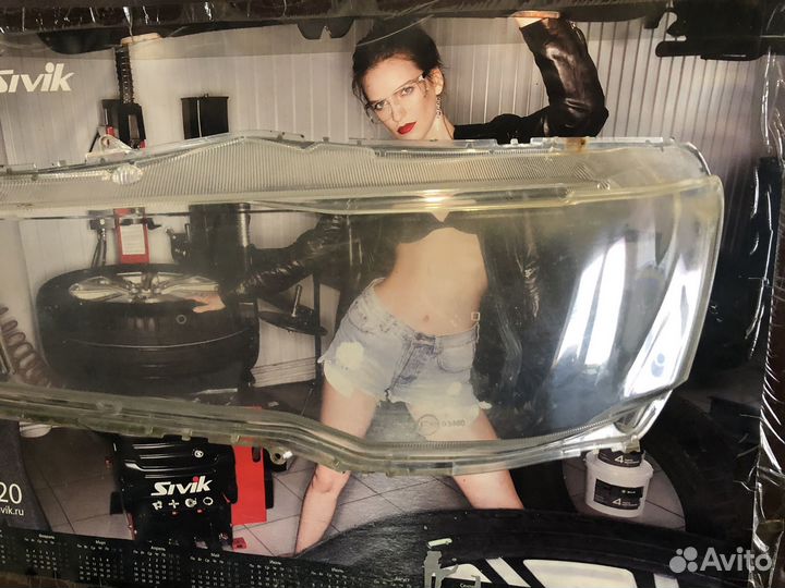 Стекла фар lancer 10