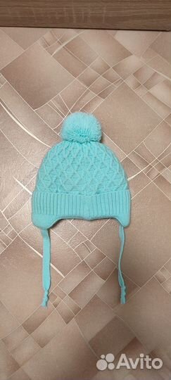 Шапка для девочки зимняя 38-40