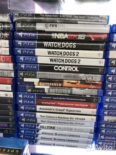 Диски на playstation 4
