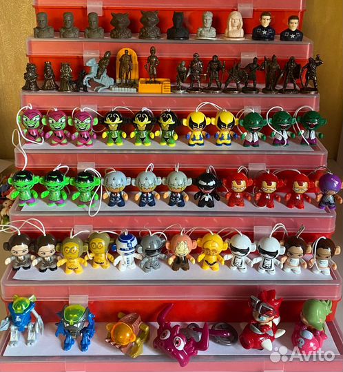 Киндер Марвел солдатики роботы