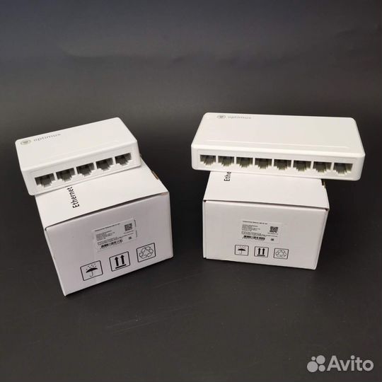 Коммутаторы 12в, без PoE на 5 и 8 портов