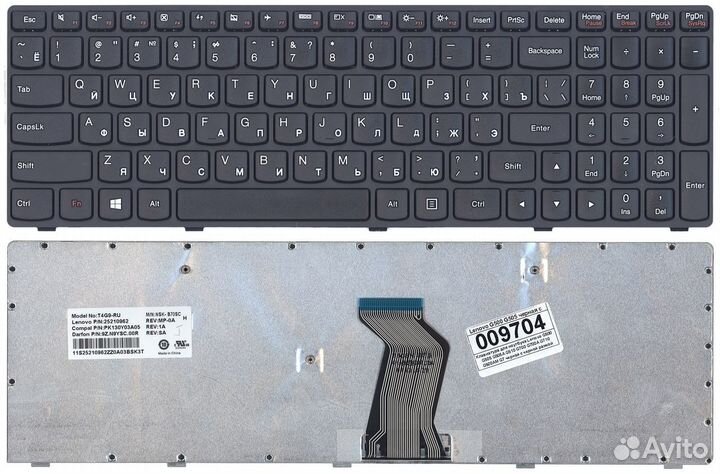 Клавиатура для ноутбука Lenovo G500 / G510 / G700