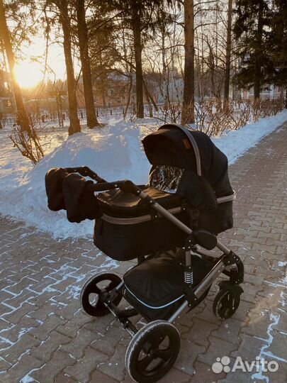 Коляска трансформер 2 в 1 luxmom