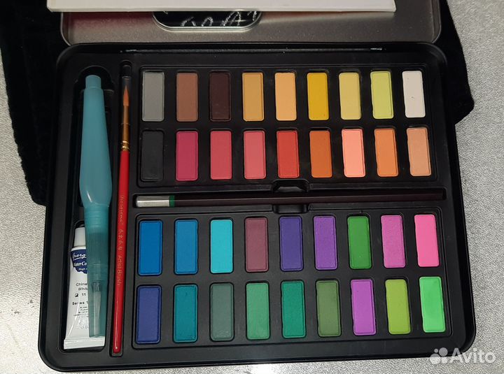 Набор акварельных красок 36 цветов