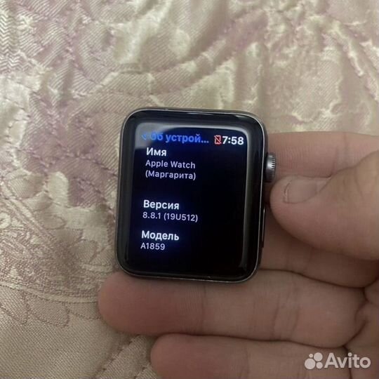 Часы apple watch Nike series 3 42 mm