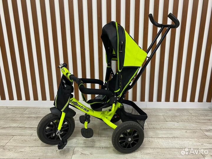 Детский велосипед с родительской ручкой