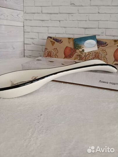 Ложка подставочная, новая, серия Ежик в тумане