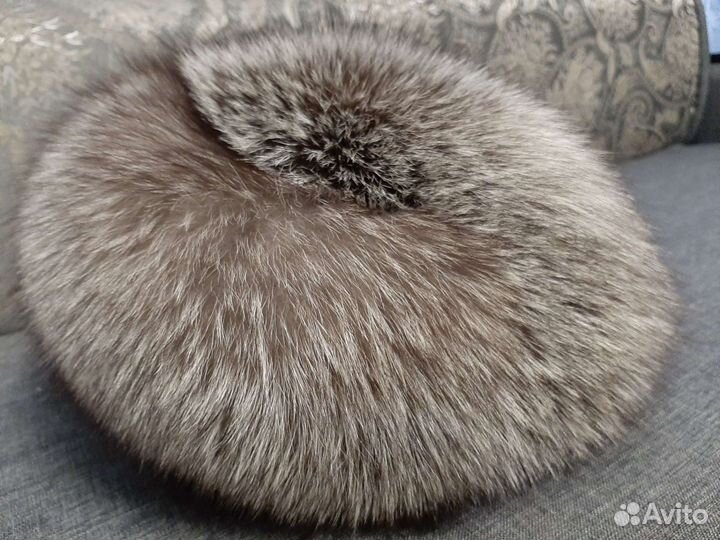 Шапка чернобурка женская