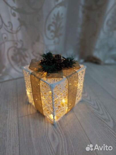 Декоративный новогодний подарок. Новогодний декор