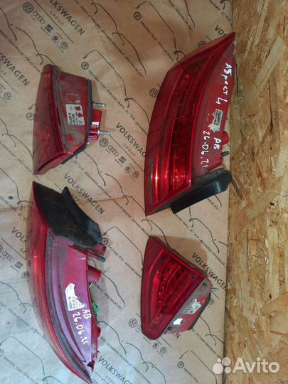 Задние фонари Audi A5 8T рест