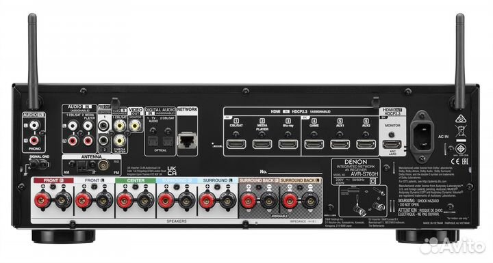 AV ресивер Denon AVR-S760H