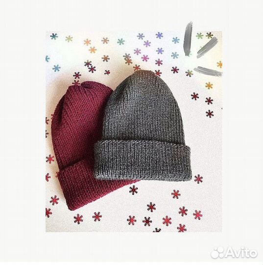 Шапка женская новая, ручная работа