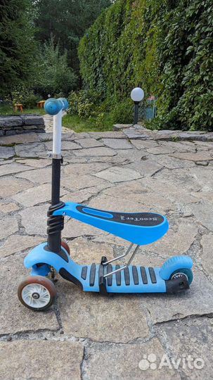 Самокат детский Scooter 3 in 2