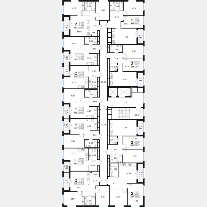 1-к. квартира, 38,2 м², 8/15 эт.