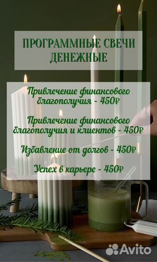 Программные свечи