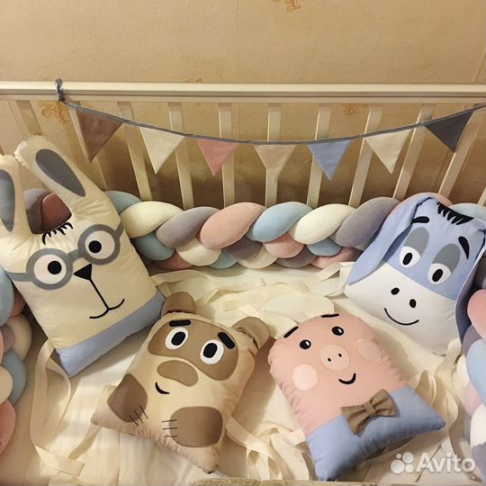 Бортики в кроватку