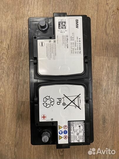 Аккумулятор bmw agm 92 ah