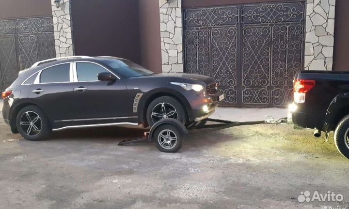 Поворотный подкат с птс эвакуатор жёсткая связка