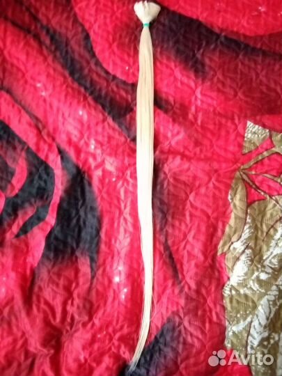 Волосы для наращивания 70 см блонд