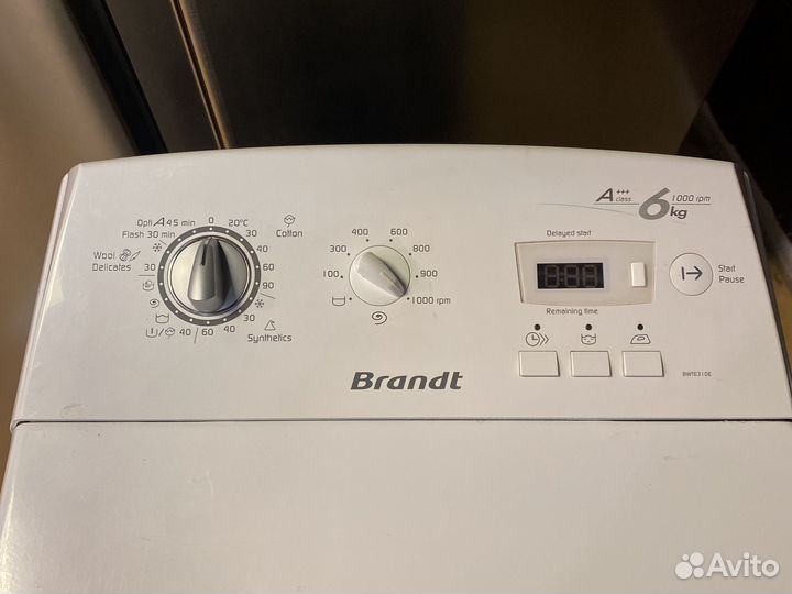 Стиральная машина Brandt на Гарантии