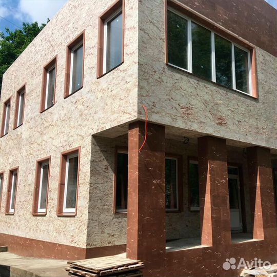 Фасадные термопанели под камень