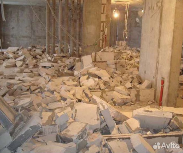 Демонтаж и вывоз мусора частная бригада