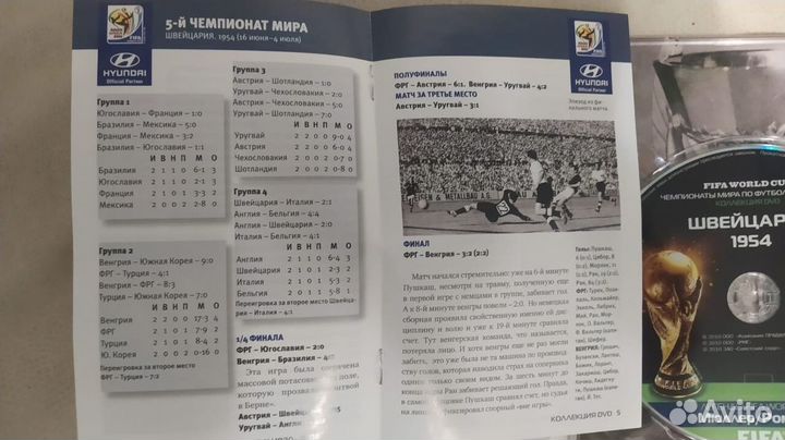 Диск Чемпионаты мира по футболу 1930-2006