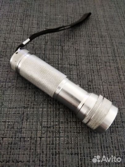 Фонарик карманный металлический