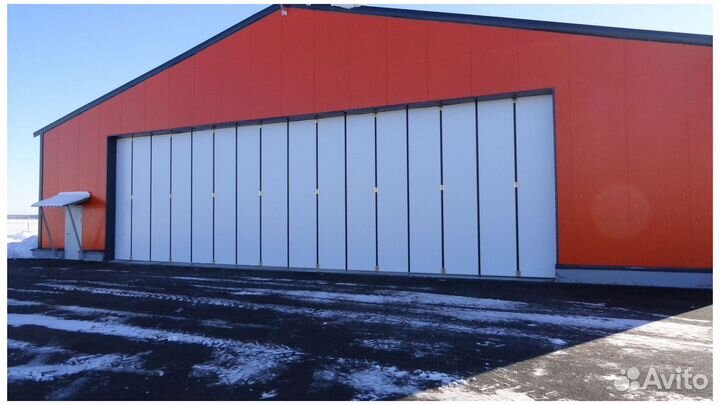 Ворота ангарные