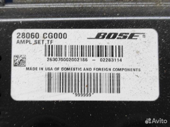 Усилитель звука Infiniti Fx35