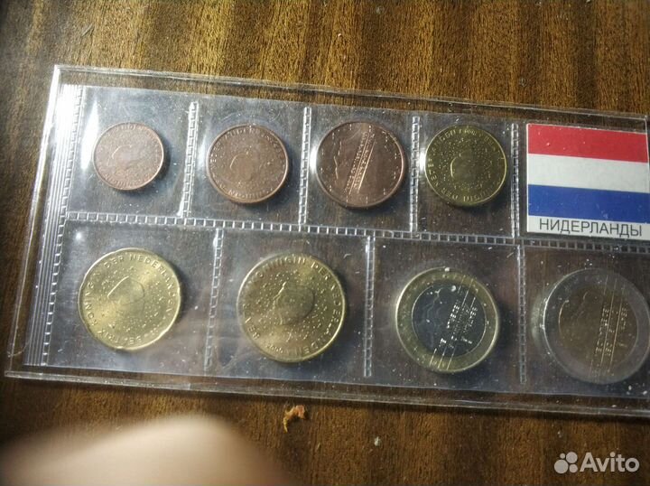 Евро монеты Нидерланды