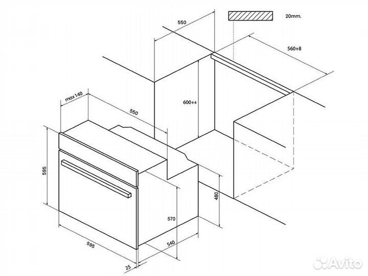 Духовой шкаф Kuppersberg HO 652 B