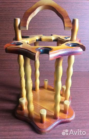 Подставка для бутылки вина, рюмок и бокалов