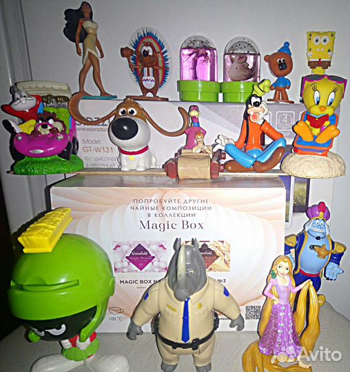 Дисней,топперы,макдоналдс,свит бокс