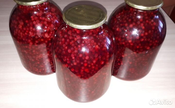 Брусника пареная