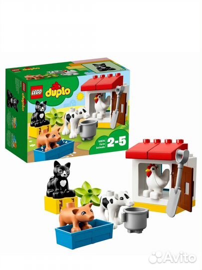 Lego duplo ферма домашние животные