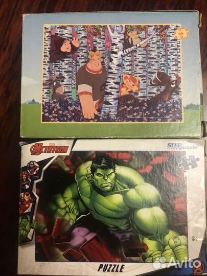 Детские пазлы пакетом