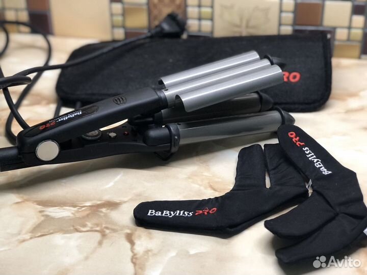 Тройная плойка BaByliss PRO