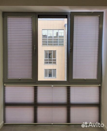 Жалюзи плиссе, рулонные шторы