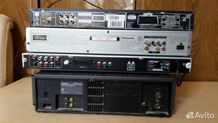 Видеомагнитофон sony slvx515ME+DVD-плееры