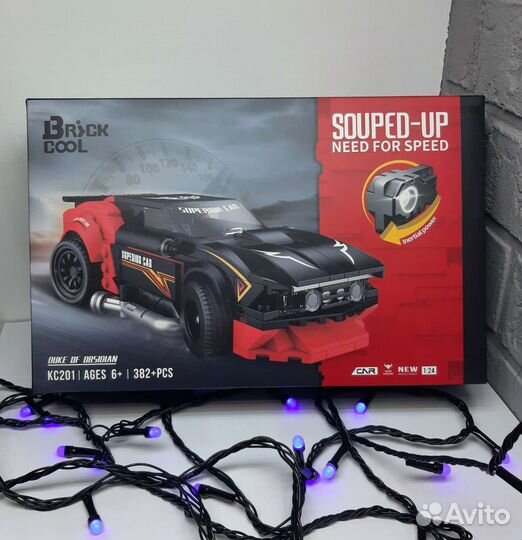 Конструктор машина аналог Lego подарок