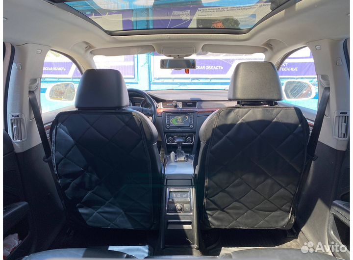 Защитные чехлы на сиденья чёрный ромб, к-т 2 шт