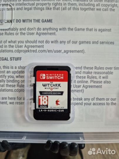 Ведьмак 3 издание года Nintendo switch