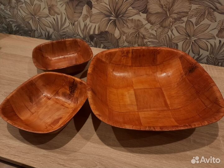 Набор посуды из бамбука