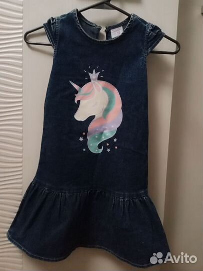 Джинсовый сарафан для девочки