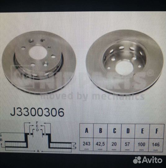 Тормозные диски для kia