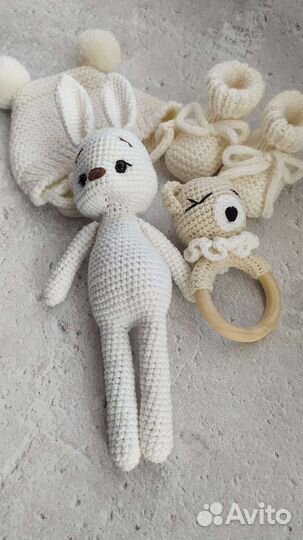 Вязаная игрушка ручной работы, игрушка-сплюшка