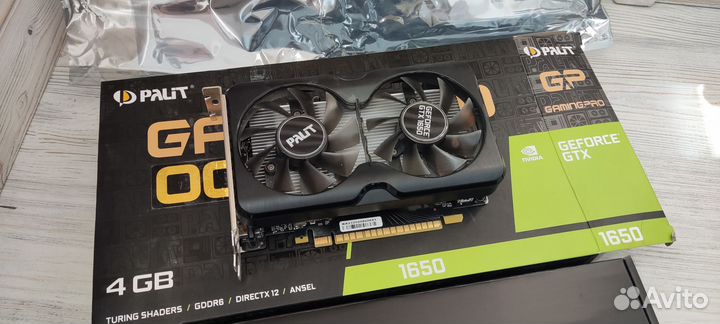 Видеокарта gtx 1650 4GB